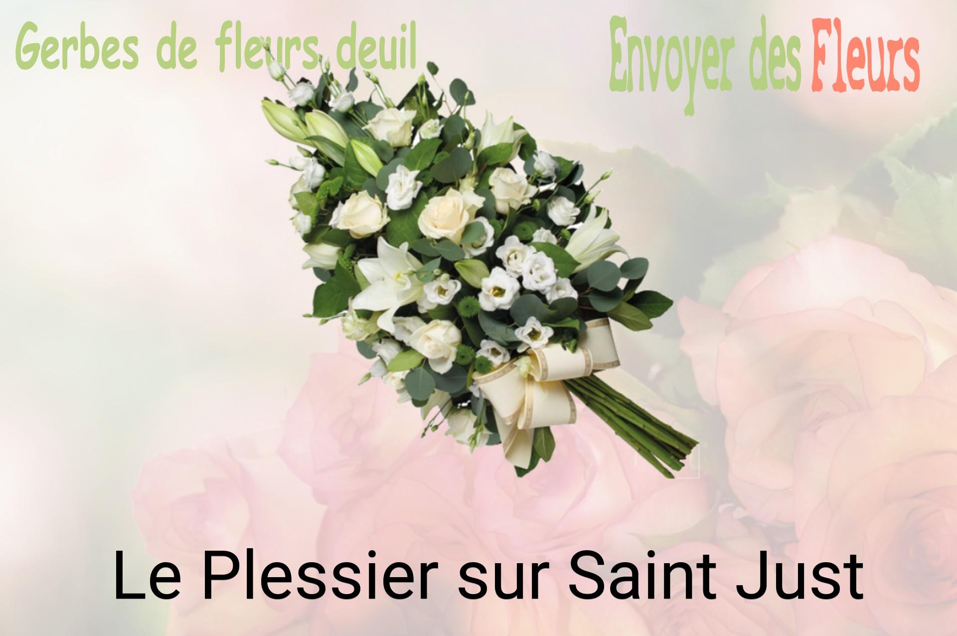 Gerbe de fleurs de deuil livrée à Le Plessier-sur-Saint-Just